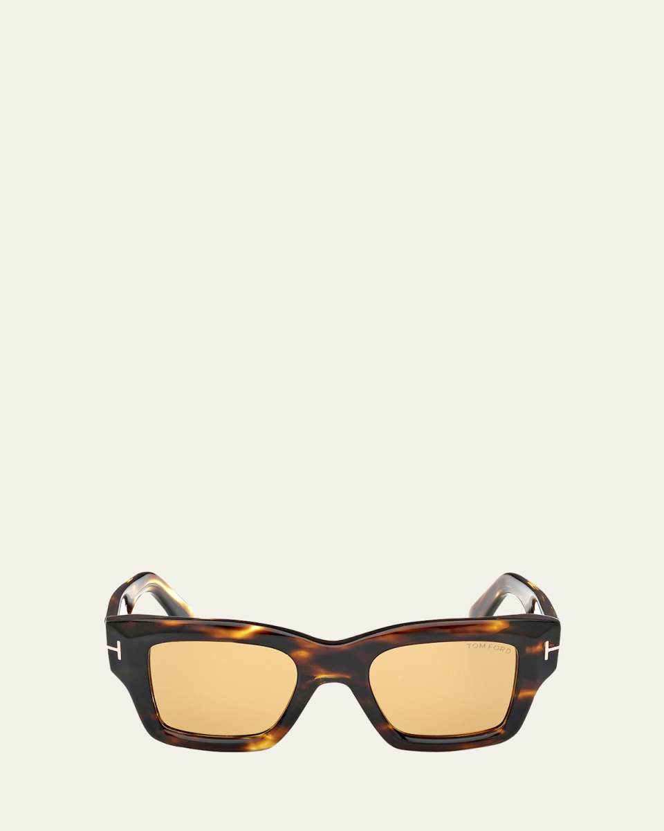 Ilias Acetate Square Sunglasses
